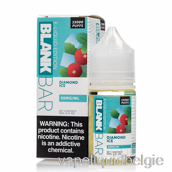 Vape Vloeibaar Diamantijs - Blanco Staafzout - 30 Ml 35 Mg